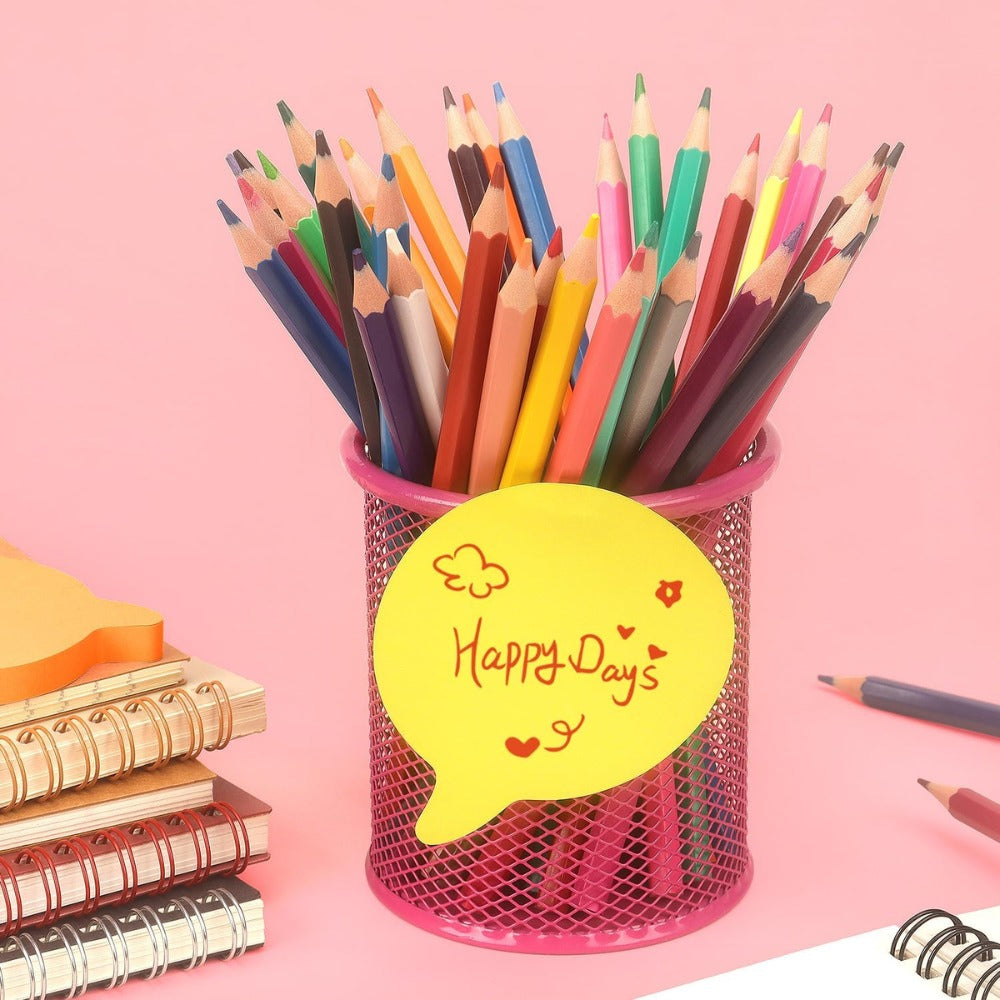 SIMONA Bubble Shape Sticky Notes, 8 Bright Colors, 600 Sheets