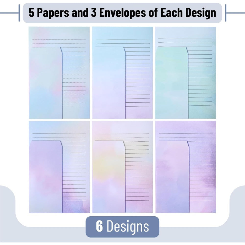 Mr. Pen- Stationery Writing Paper Set with Envelopes, 8.18" x 5.5"